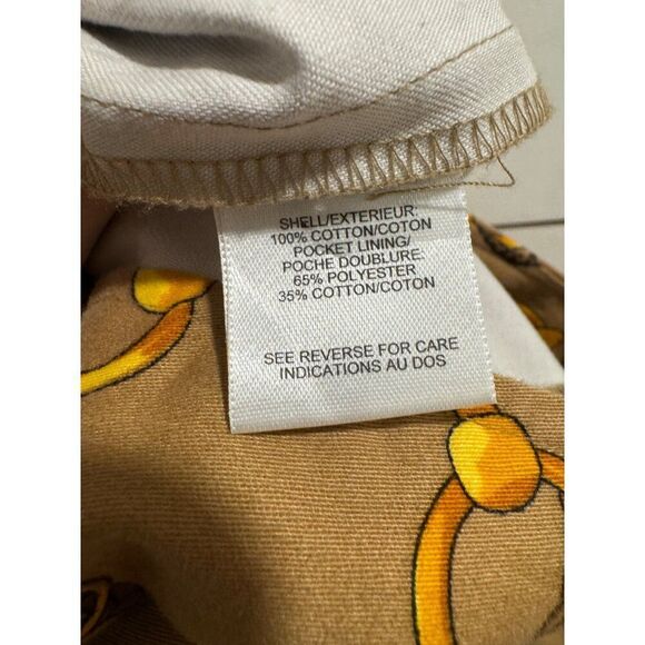 Vintage Talbots Equestrian Print Knee Length Skirt Sz 10 Made in USA - Picture 8 of 8